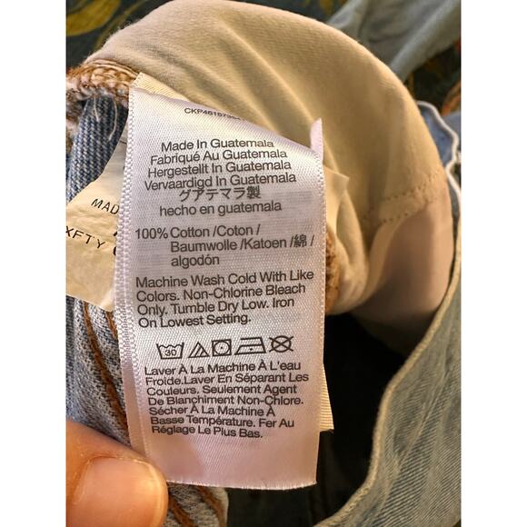 Madewell Baggy Straight Jeans Size 33 - Picture 5 of 5